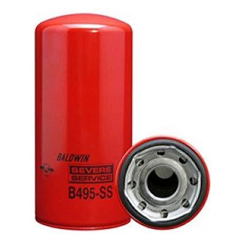 Baldwin Heavy Duty B495-SS Oil Filter,Spin-On,