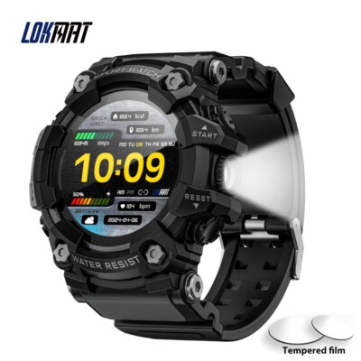 LOKMAT ATTACK GT Outdoor Sport Smart Watch  Bluetooth Call Compass Flashlight