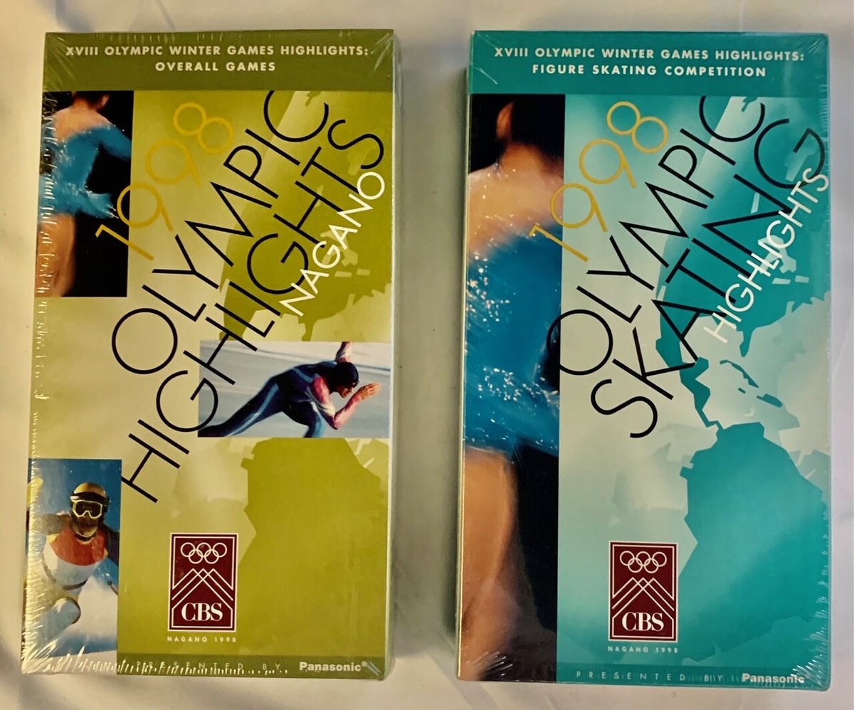 1998 Olympic Winter Highlights on Two VHS Tapes: Skating and