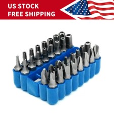 33 Tamper Proof Security Torx Bit Set Torq He...