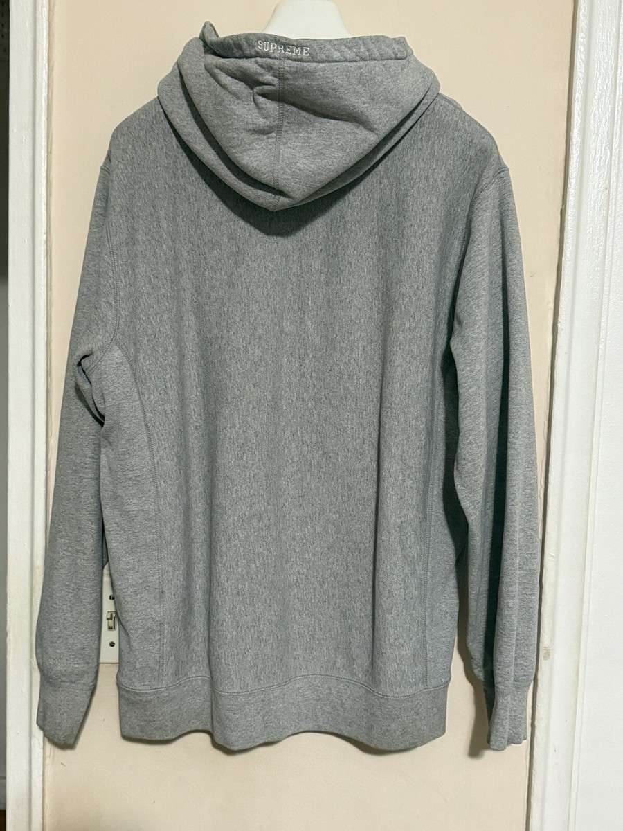 Supreme S Logo Hooded Sweatshirt Heather Grey XL SS20 | eBay