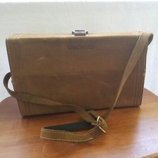 Vintage Ranchero Photographers Top Grain Cowhide Suede Leather Camera Bag