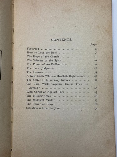 The Way to the Kingdom by D.M. Stearns Signed Softcover 1918 Evangelism Rare - Picture 6 of 6