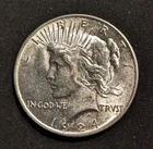 1924 P - Peace Silver Dollar - 90% Silver Nice Coin AU/MS (k)