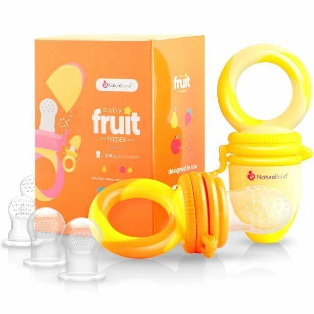NatureBond NB002B Baby Food and Fruit Feeder Pacifier - Set 2