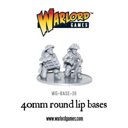 Warlord Games Bag of 30 Round Plastic Miniature Figure Bases for sale