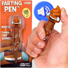 Farting Poop Pen Makes 7 Funny Fart Sounds - Perfect Stocking Stuffers Kids New