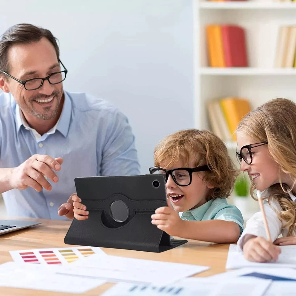 For Samsung Galaxy Tab A9 PLUS11"  (2023) Leather Smart Stand Tablet Case Cover - Image 3 of 4