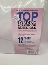 2 PACKS OF MBI TOP LOADING SCRAPBOOK REFILL PAGES