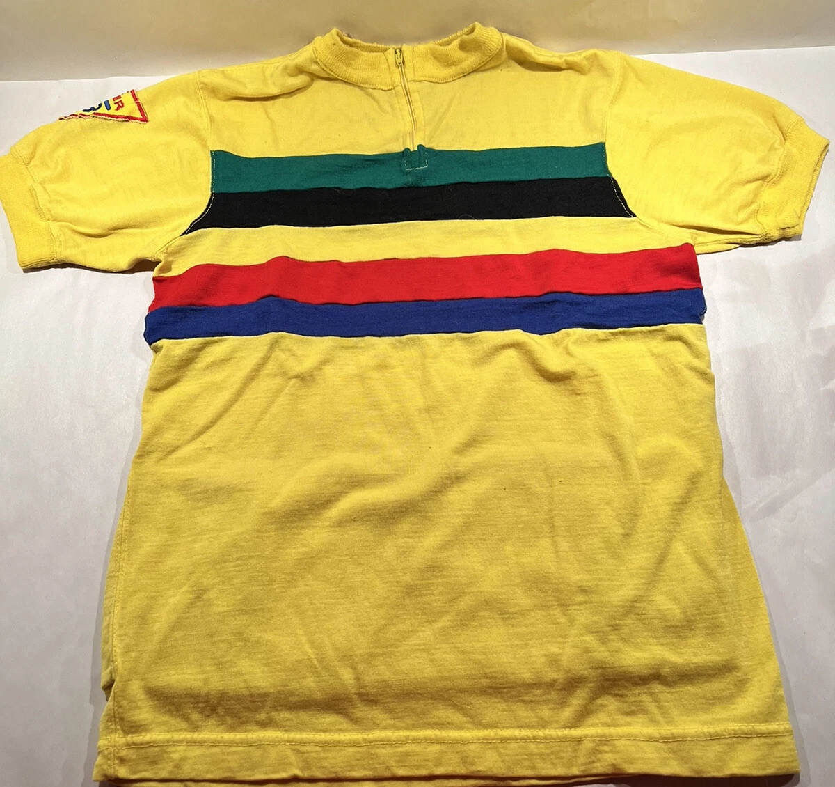 Vintage Pro Togs Wool Bike Cycling Shirt Jersey Short Sleeve