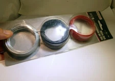 Tool Bench Hardware Pack of 6 Wire Set - Red, Black, Silver - 33 ft / 10m kit