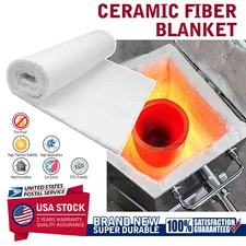 Ceramic Fiber Insulation Blanket High Density Insulation Pad for Fireplace, Kiln