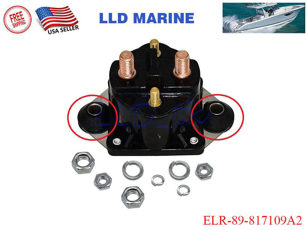 STARTER RELAY SOLENOID MERCURY MARINE 25661, 8761053, 8915857, 8976545, 8968258