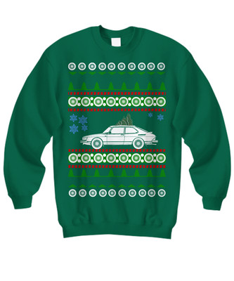 Saab 900 87-93 ugly christmas sweater - Sweatshirt