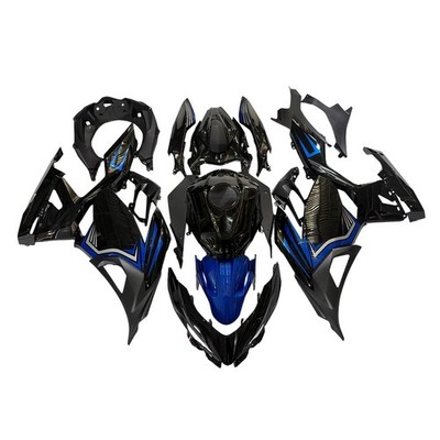 Injection Bodywork for 2018-2025 Kawasaki Ninja 400 EX400 Fairing Kit Blue Black