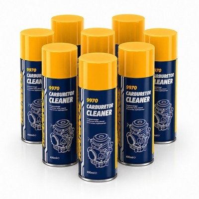 Mannol MN9970 Carburetor Cleaner Vergaser Reiniger Vergaserreiniger 8x400 ml