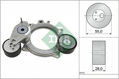 Schaeffler INA Riemenspanner Keilrippenriemen 534 0936 10 für AUDI A4 B9 8W2 8WC