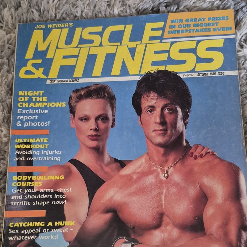 Muscle & Fitness Joe Weider October 1985 Bodybuilding Fitness Men Magazine