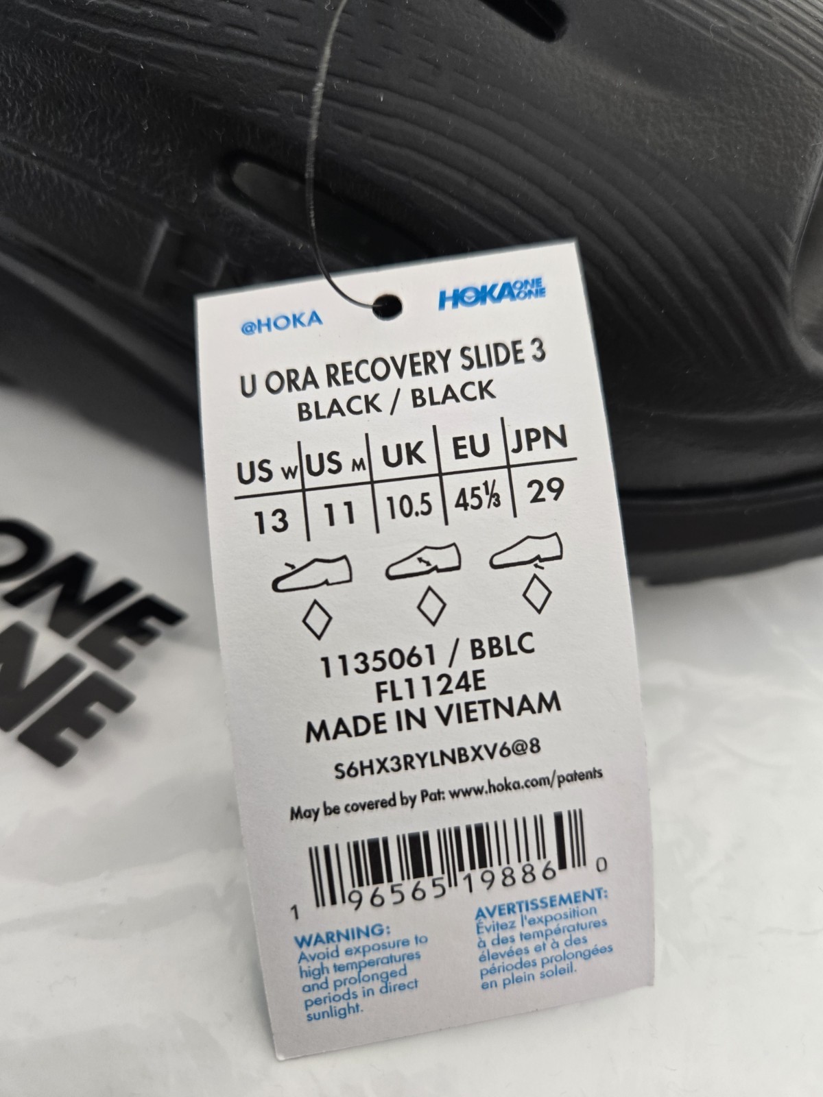 Hoka one ora recovery New 11M 13W Black thumbnail 3