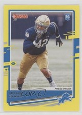 2020 Panini Donruss Rookie Dollar Tree Press Proof Yellow Julian Okwara #294 0q7