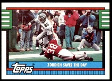 1990 Topps Michael Zordich Phoenix Cardinals #507