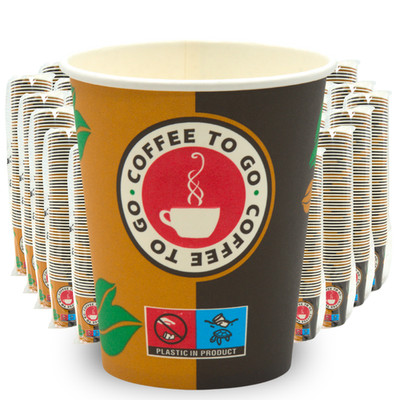 Premium Papierbecher 1000 Stk. Kaffeebecher 200 ml - 8oz | To Go