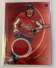 2025-26 UD SP GAME USED - RED BASE JERSEY #20 - Pierre-Luc Dubois - Capitals