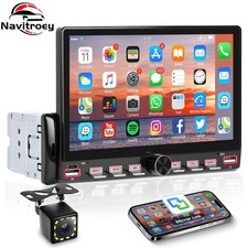 Autoradio Bluetooth 1 Din 7" Bildschirm IPS Touchscreen Radio FM USB Type-C +Kam