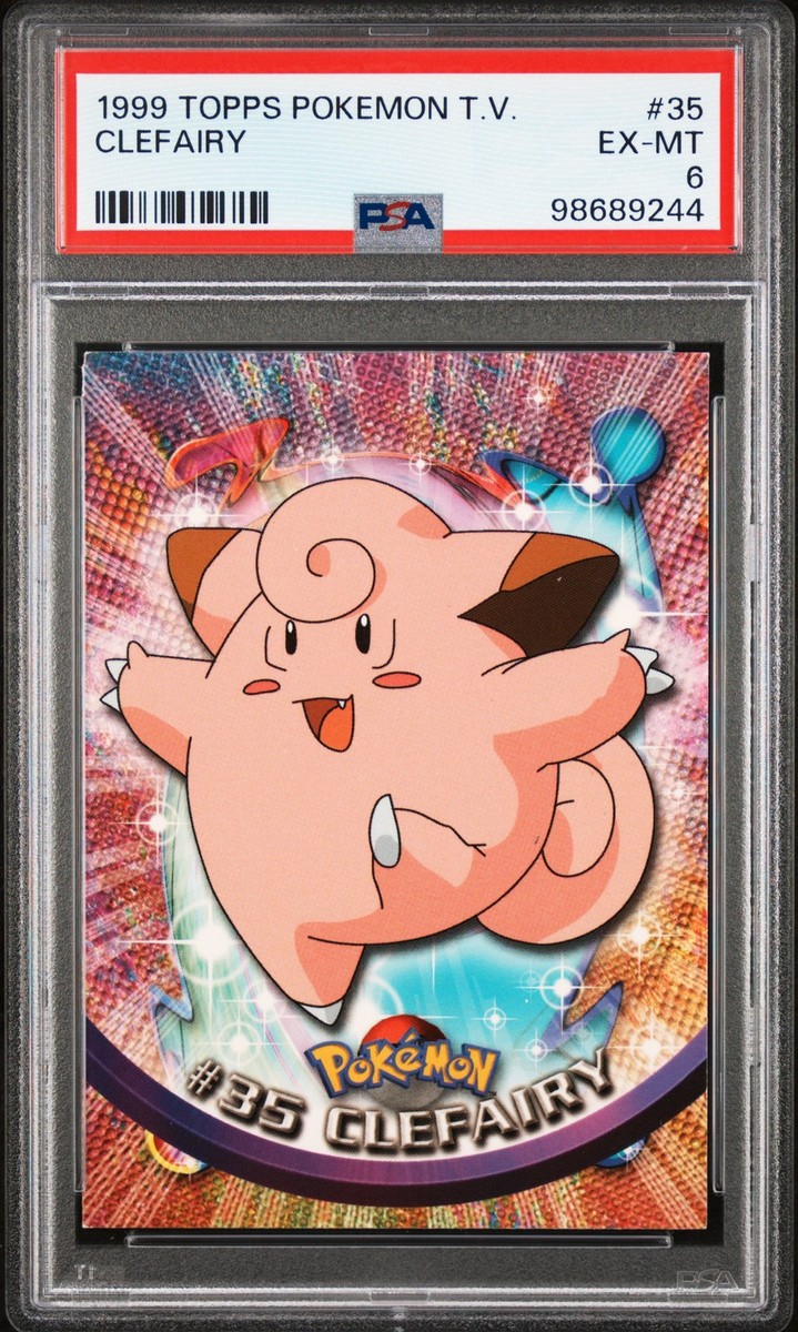 1999 TOPPS POKEMON TV #35 CLEFAIRY PSA 6 | eBay