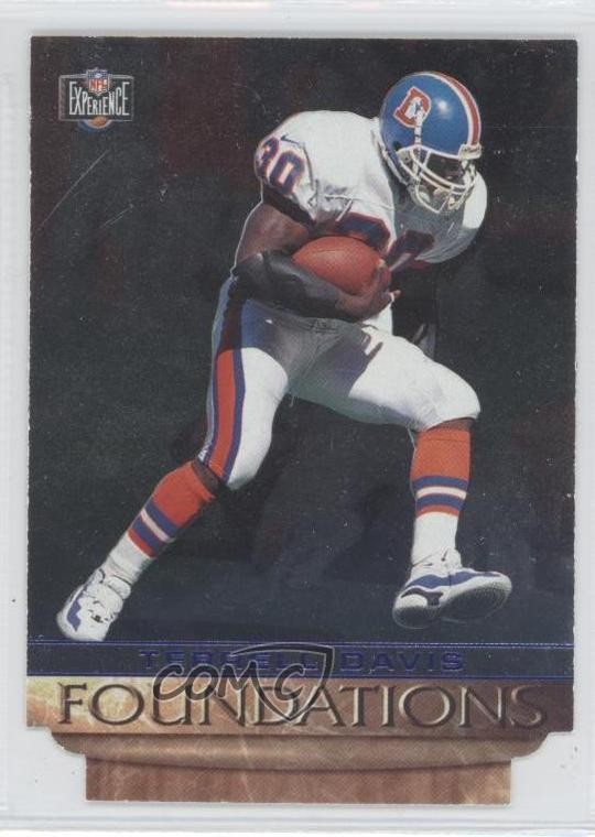 1997 Score Board NFL Experience Foundations Terrell Davis #F4 HOF 0a7