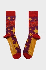 David Bowie Stars Infill Womens Ankle Socks Size One Size