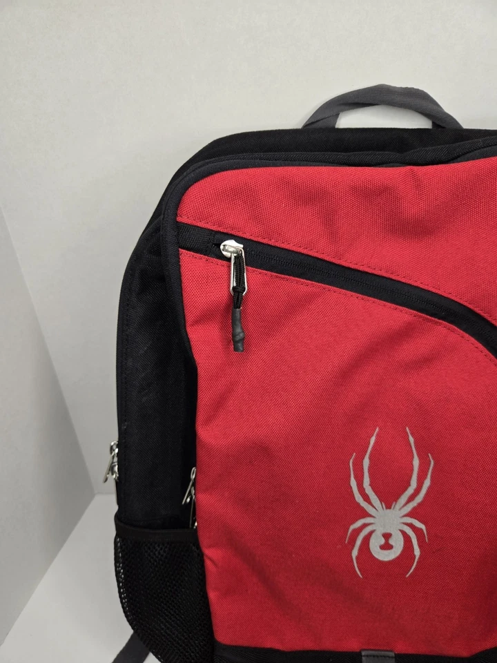 Mochila escolar Spyder Kyds Flite roja/negra de poliéster para computadora portátil Foto 2 de 4