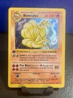 Pokémon Ninetales Holo Rare TCG Card Base Set, Shadowless, First Edition