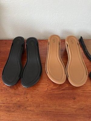 Solely Jane Shoe System Size 8 Classic Comfort Heel 2 Bases, 4 Toppers Travel