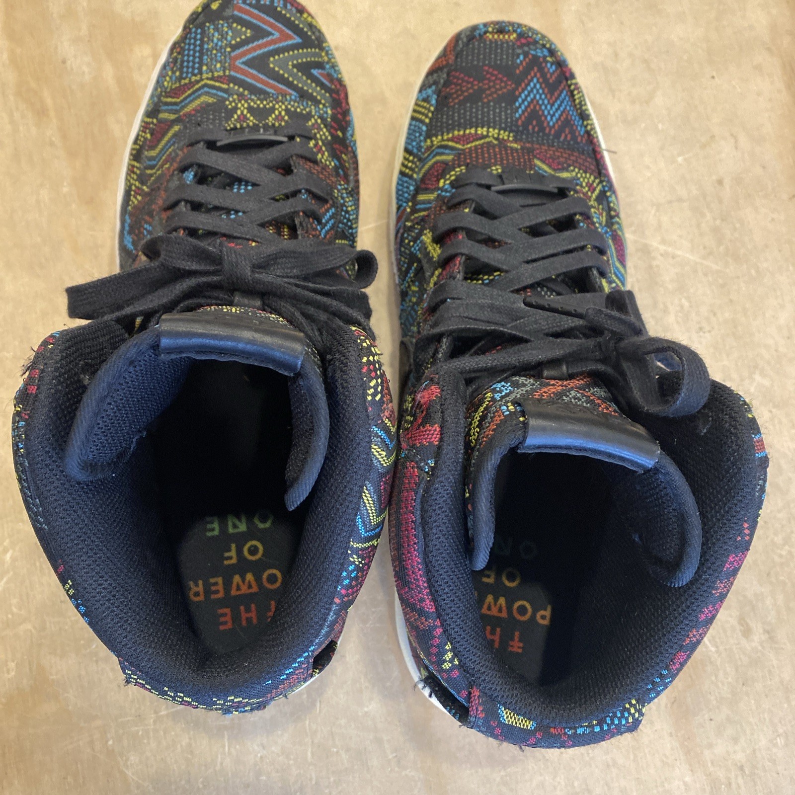 6115) Nike Air Force One High BHM Black History Month 836227-001