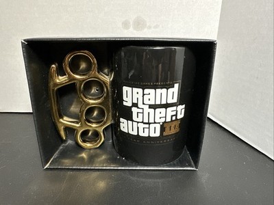 Grand Theft Auto GTA 3 Knuckleduster Mug Rare Rockstar Merchandise Collectible V