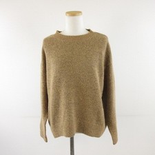 Moussy Knit Sweater Long Sleeve Brown Women F