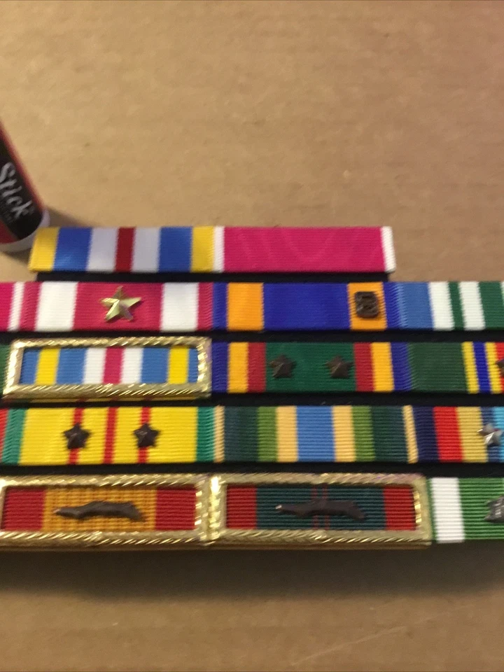 Военная Лента Бар - Вьетнамская Война Адмирал Авиатор W RVN Медаль AM Сделано на заказ - Изображение 4 из 4