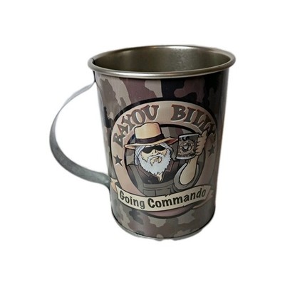 Bayou Billy Souvenir Tin Cup Mug 32oz Going Commando see pics