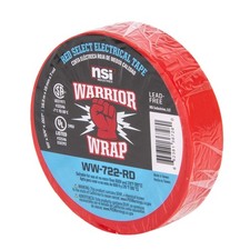 WarriorWrap Select 3/4 in. x 60 ft. 7 mil Vinyl Electrical Tape, Red