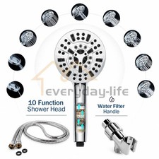 Filter High Pressure Shower Head w/ Hose Water Saving-Shower Accessories