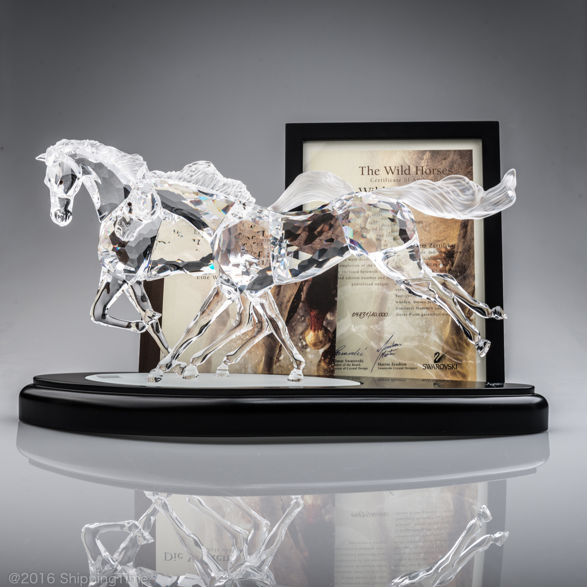 SWAROVSKI Figurine Numbered Limited Ed 2001 Wild Horses 236720 | eBay