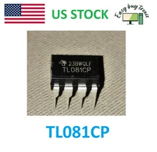 5PCS TL081CP Low-Power JFET-Input Operational Amplifier IC Chip TL081 OP-AMP