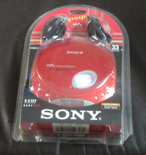 SONY Walkman ESPMAX Red D-E350 CD PLAYER Psyc Digital Megabass Brand New Sealed