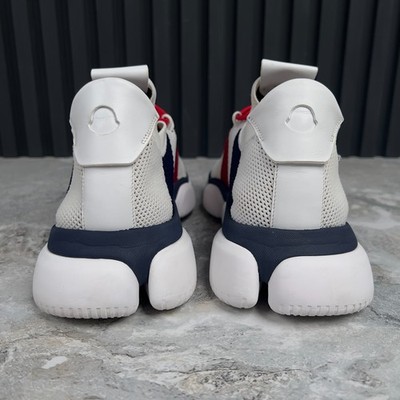 Moncler Bubble Low Top Trainers Sneakers White Mesh 9.5 US or 42.5