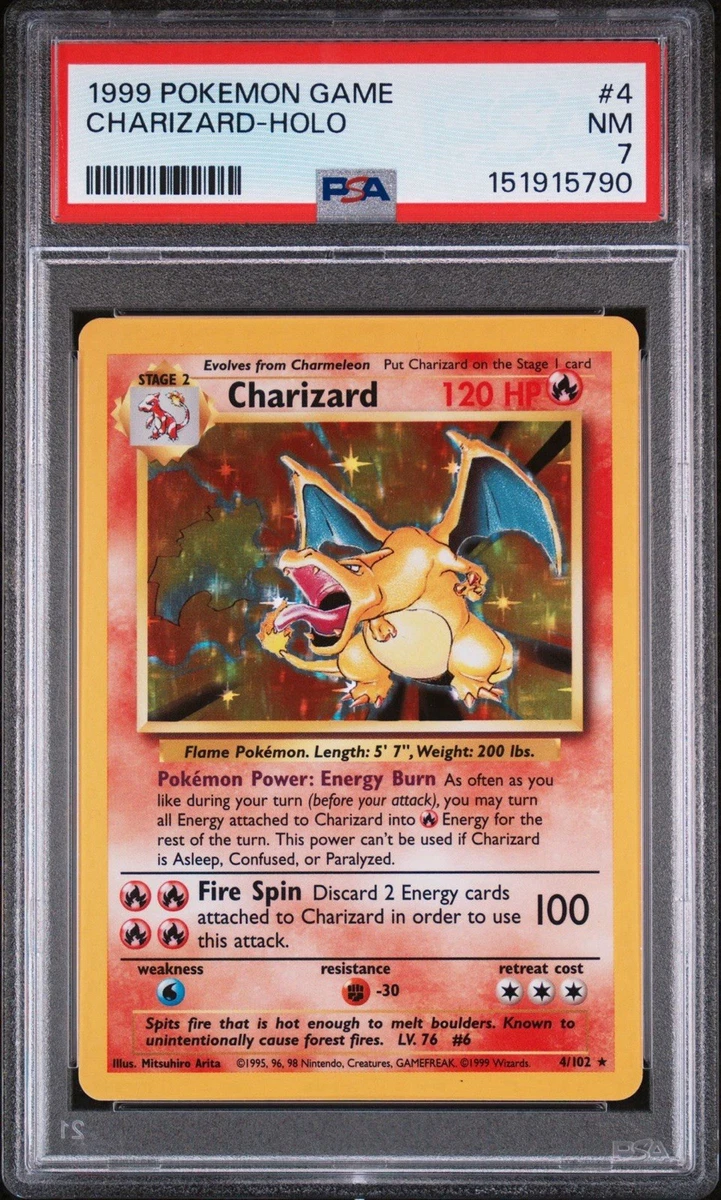 1999 Charizard リザードン ARS7 アンリミ　かえん Pokémon TCG Grade 7 Charizard Individual Collectible Card Game