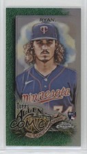 2022 Topps Allen & Ginter Chrome Mini Green Refractor 74/99 Joe Ryan #170 0c2