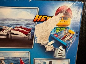 LEGO City Fishing Boat 60147 Retired Set Building Toy New Sealed 2017