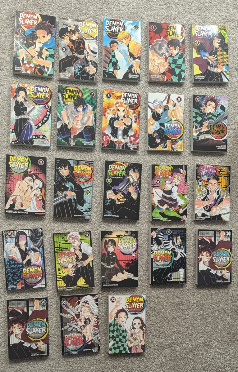 Demon Slayer Kimetsu no Yaiba Manga Box Set (Manga Vols #1-23