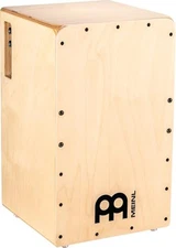 Meinl Percussion Woodcraft Pickup String Cajon Box Drum with Electronics for Amp